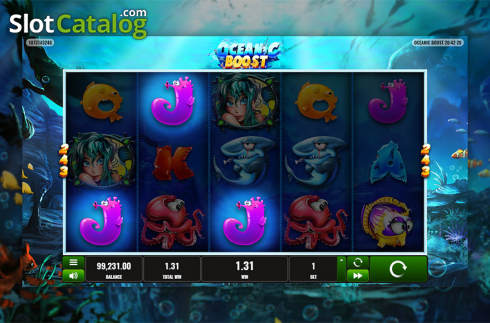 Game workflow 3. Oceanic Boost slot