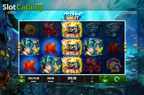 Game workflow 5. Oceanic Boost slot