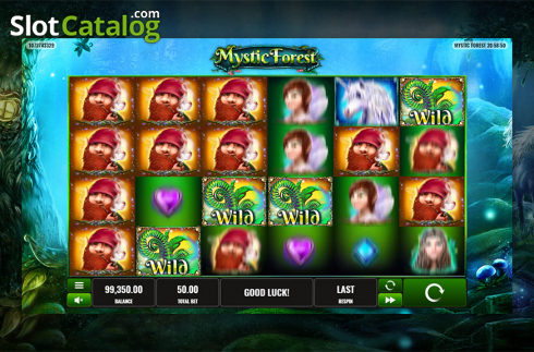 Game workflow 2. Mystic Forest (Playreels) slot