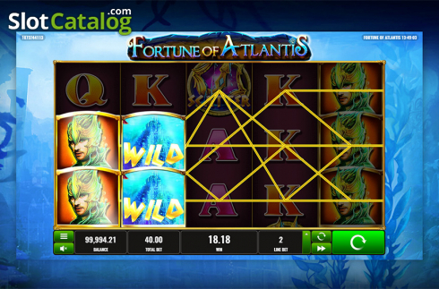 Ekran5. Fortune of Atlantis yuvası