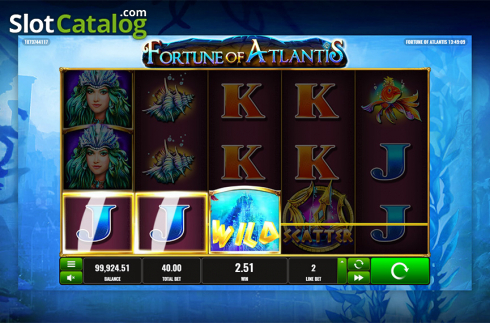 Bildschirm6. Fortune of Atlantis slot