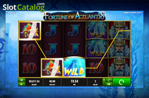 Bildschirm7. Fortune of Atlantis slot