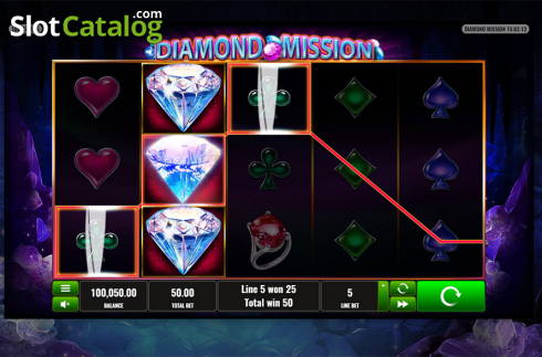 Game workflow 2. Diamond Mission slot