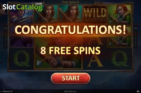 Free Spins Granted. Wild Warriors slot