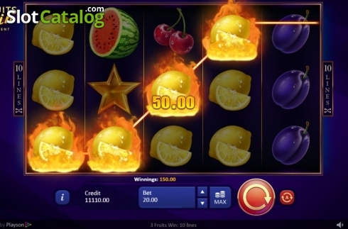 Captura de tela4. 3 Fruits Win: 10 lines slot