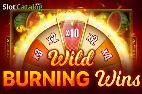 Wild Burning Wins: 5 lines Логотип