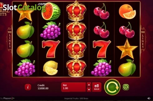 Bildschirm2. Imperial Fruits: 100 Lines slot