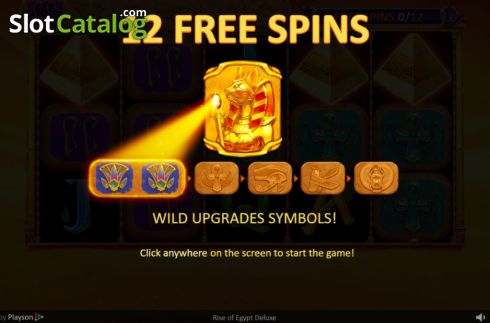 Free Spins 1. Rise of Egypt Deluxe slot