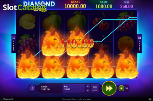 Bildschirm5. Diamond Wins slot