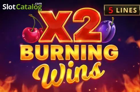 Burning Wins x2 Logotipo