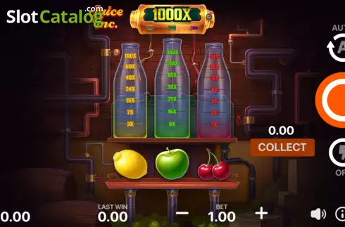 Game Screen. Juice Inc. slot