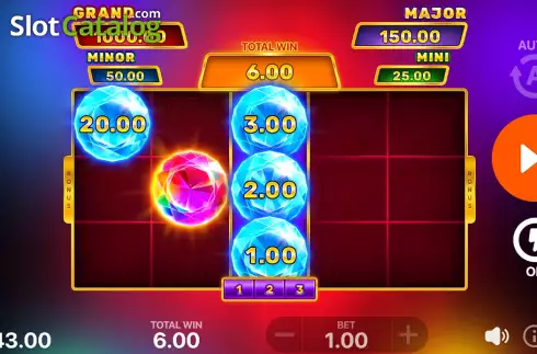 Bonus Gameplay Screen. Ultra Fortunator: Hold and Win slot
