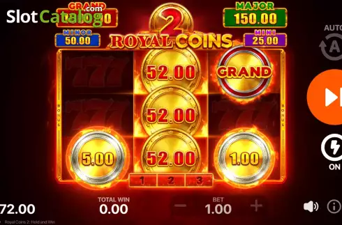 Skärmdump9. Royal Coins 2: Hold and Win slot