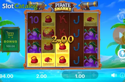 Skärmdump5. Pirate Sharky slot