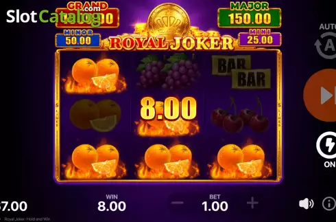 Οθόνη4. Royal Joker: Hold and Win Κουλοχέρης 
