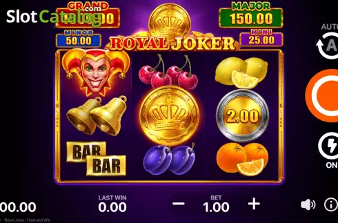 Skärmdump3. Royal Joker: Hold and Win slot