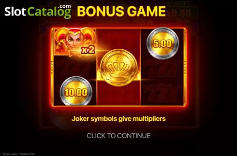 Schermo7. Royal Joker: Hold and Win slot