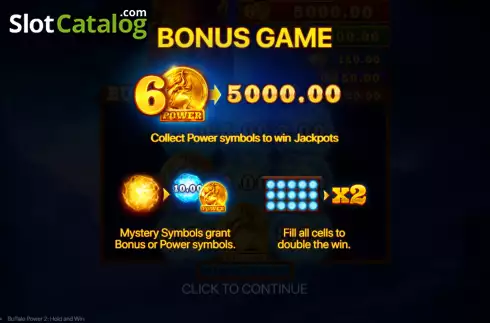Hold and Win Bonus Gameplay Screen 2. Buffalo Power 2: Hold and Win slot