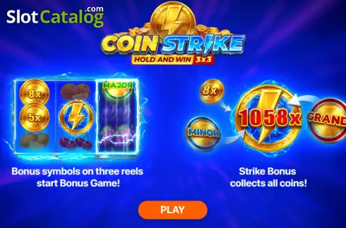 Start Screen. Coin Strike: Hold and Win slot