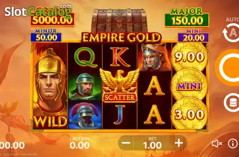 Ekran3. Empire Gold: Hold and Win yuvası