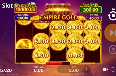 Οθόνη9. Empire Gold: Hold and Win Κουλοχέρης 
