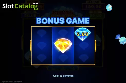 Bonus Game Win Screen 2. Royal Fortunator: Hold and Win slot