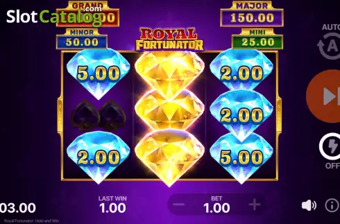 Schermo9. Royal Fortunator: Hold and Win slot