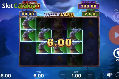 Schermo4. Wolf Land: Hold and Win slot