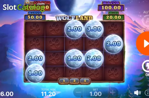 Bonus Game Win Screen 3. Wolf Land: Hold and Win slot
