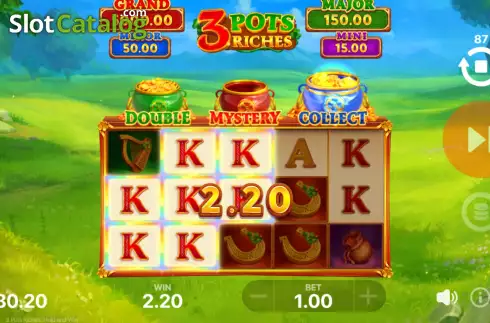Skärmdump5. 3 Pots Riches: Hold and Win slot