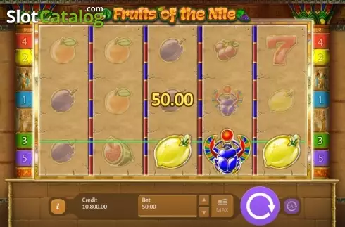 Schermo 2. Fruits of the Nile slot