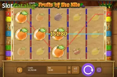 Schermo 3. Fruits of the Nile slot
