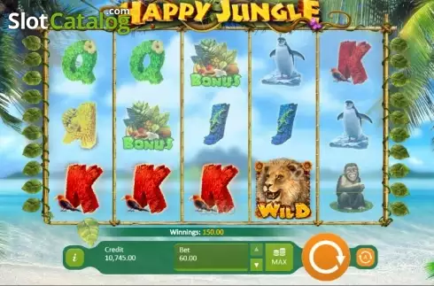 Écran 4. Happy Jungle Machine à sous