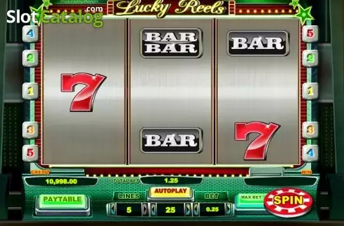Screen 1. Lucky Reels (Playson) slot