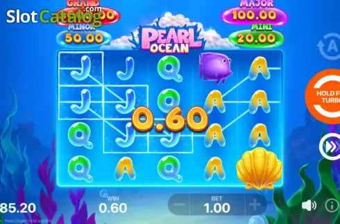 Skärmdump4. Pearl Ocean: Hold and Win slot