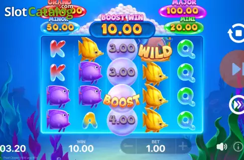 Schermo6. Pearl Ocean: Hold and Win slot