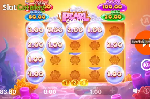 Bonus Game Win Screen 3. Pearl Ocean: Hold and Win slot