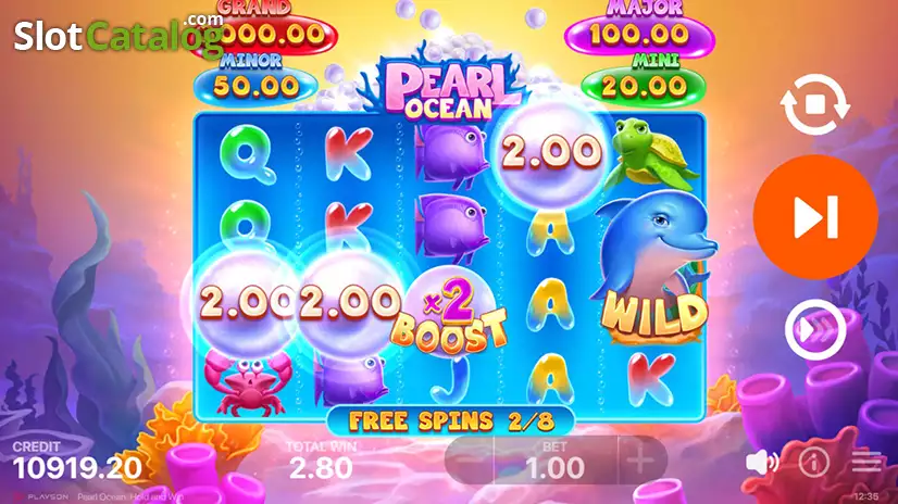 Pearl Ocean: Hold and Win Free Spins