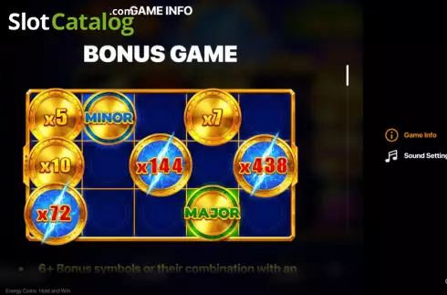 Bildschirm9. Energy Coins: Hold and Win slot