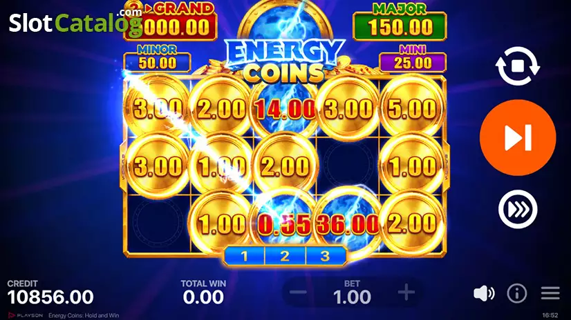 Energy Coins: Hold and Win Hold and Win Feature