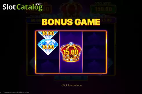 Bildschirm8. Crown and Diamonds: Hold and Win slot