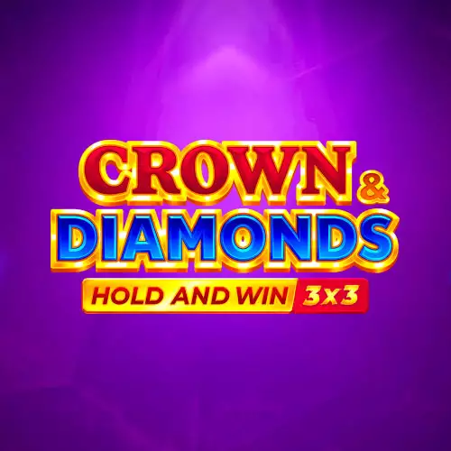 Crown and Diamonds: Hold and Win Logo