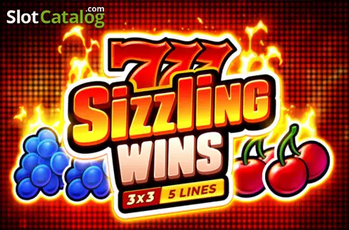 777 Sizzling Wins: 5 lines Logo