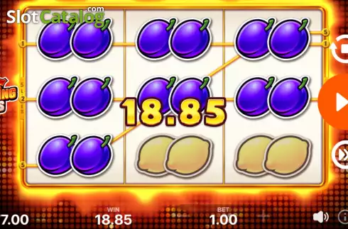 Win Screen 2. 777 Sizzling Wins: 5 lines slot
