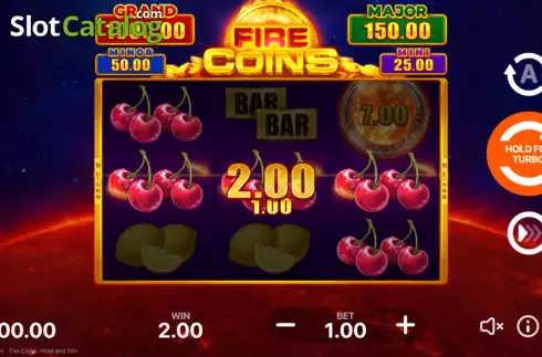Bildschirm3. Fire Coins: Hold and Win slot