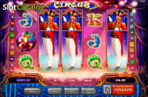 画面6. Circus Deluxe カジノスロット