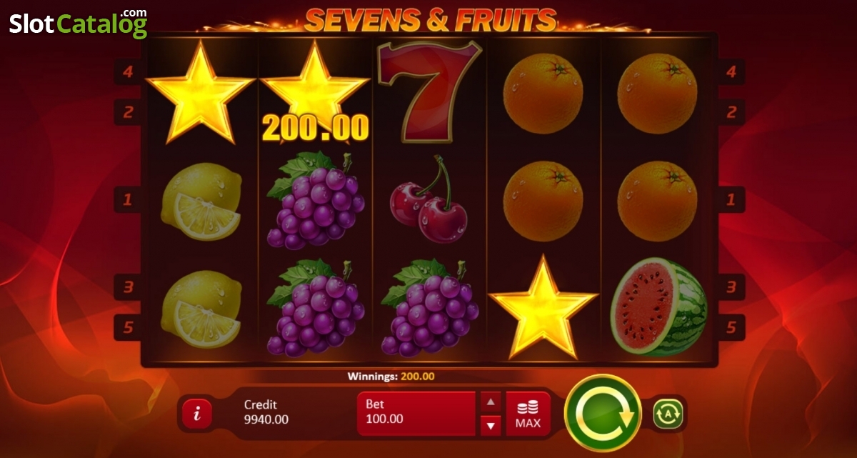 Fruits And Sevens Deluxe Автомат