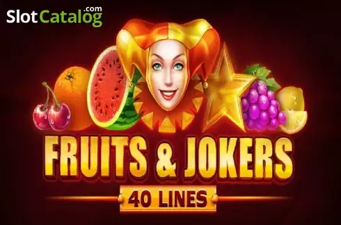 Fruits and Jokers: 40 lines Logo