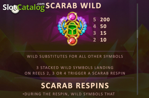 Features 1. Egyptian Emeralds slot