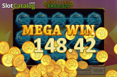 Mega Win. Egyptian Emeralds slot